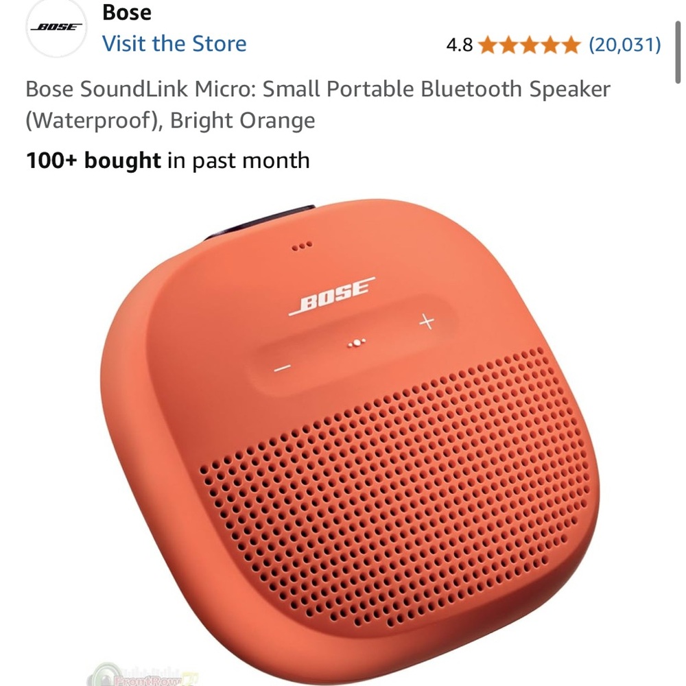 Bose SoundLink Waterproof Portable Speaker